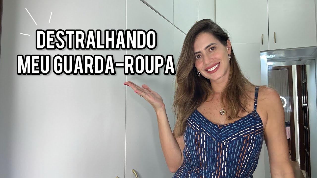 Destralhando meu guarda-roupa / desapego de roupas | armário minimalista