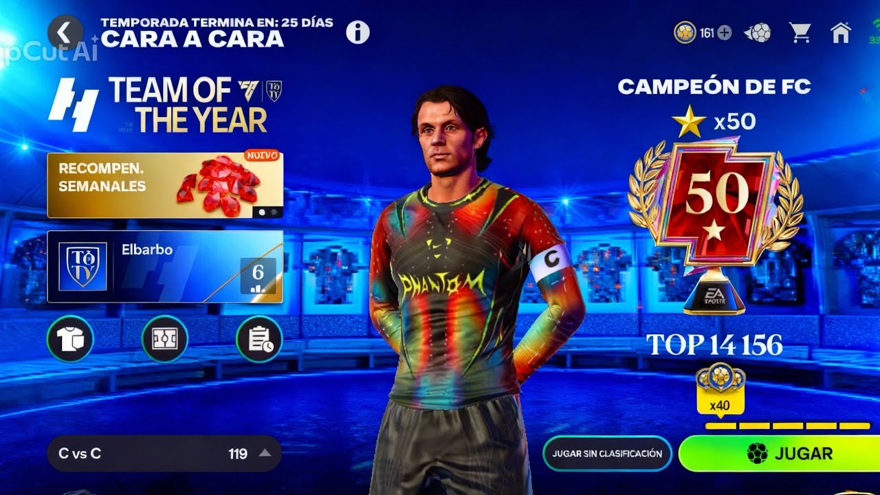 FC MOBILE. Game Play jugando en 50 🌟, podremos subir a las 100 🌟🤯? Veremos #fcmobile 