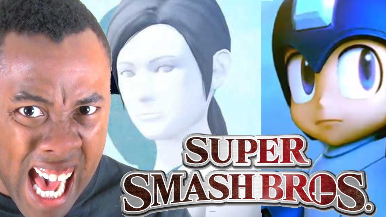 MEGA MAN & WII FIT in SUPER SMASH BROS : Black Nerd RANTS