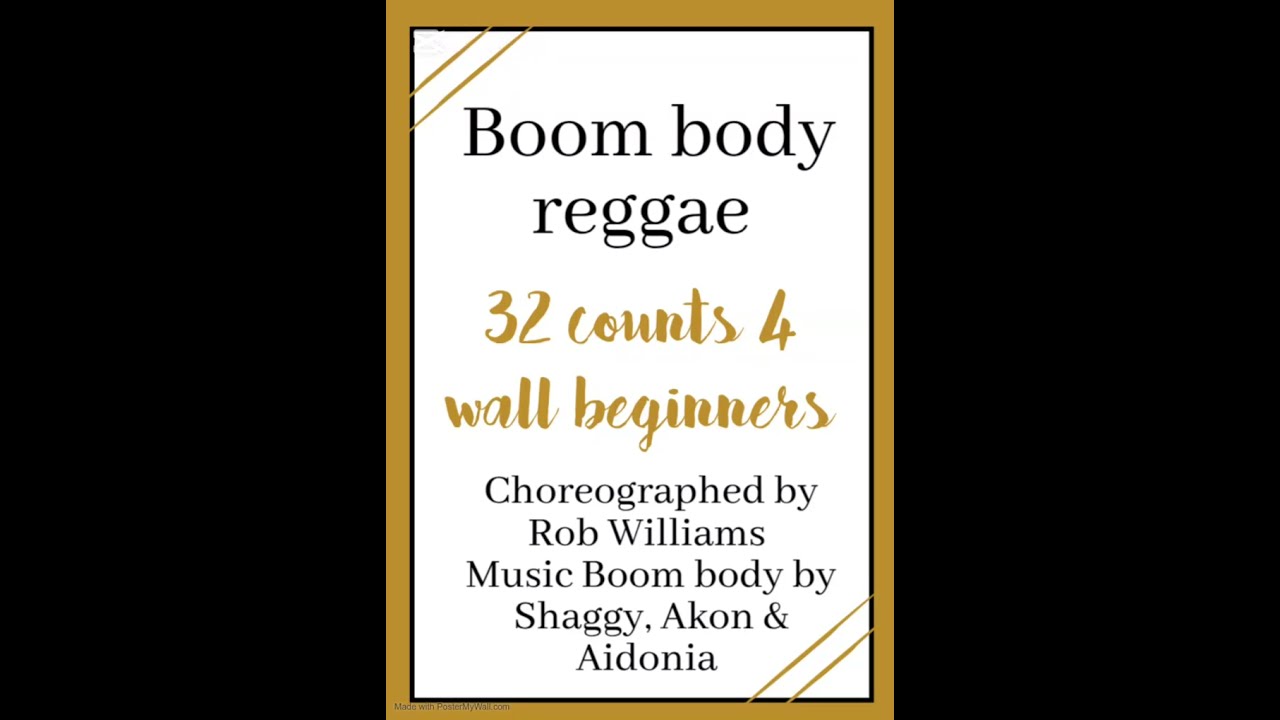 Boom body reggae line dance 