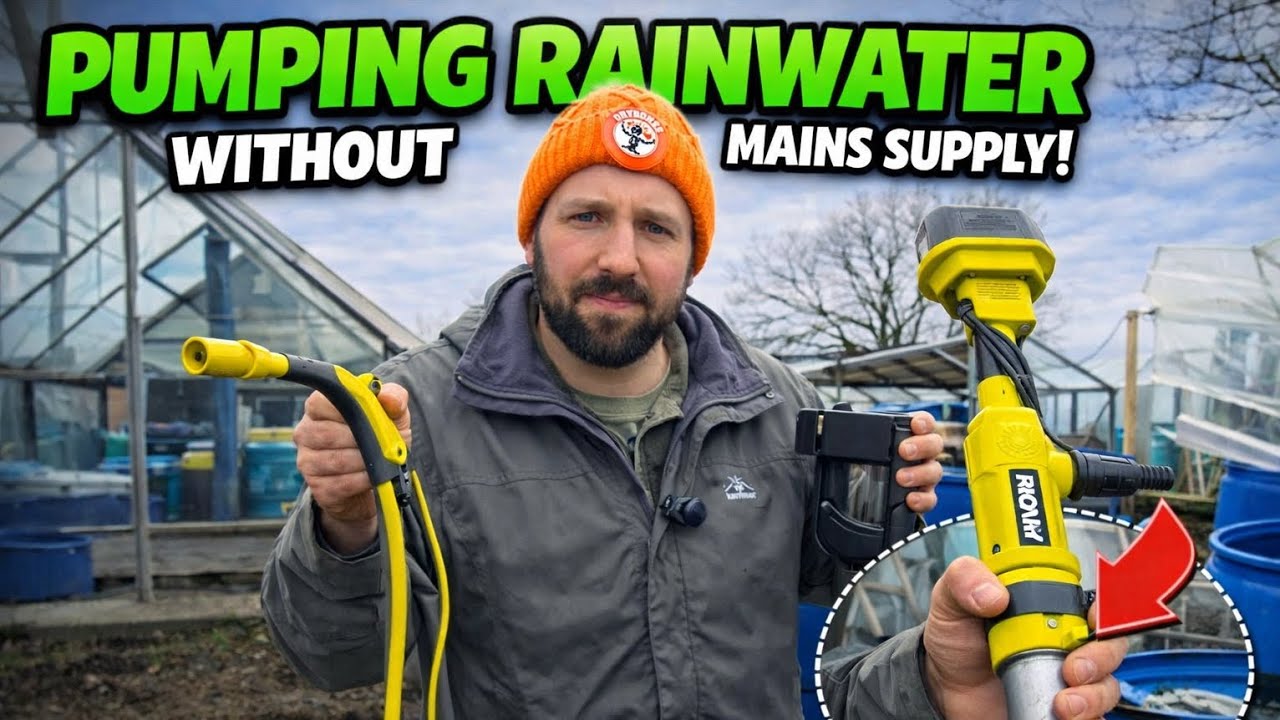 🚨 No Running Water? How I Move 15,000L Around My Off-Grid Allotment