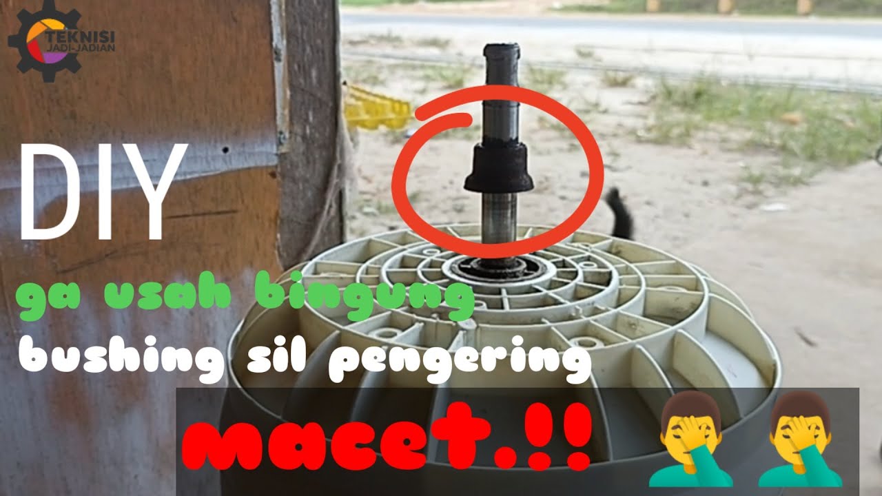 Tips melepas bushing sil pengering yang berkarat