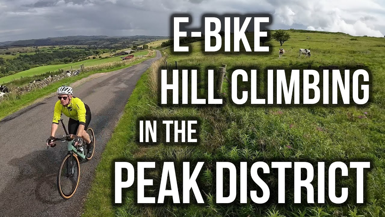 Tackling hills on my e-Bike in the Peak District -  Orbea Gain D30 1X