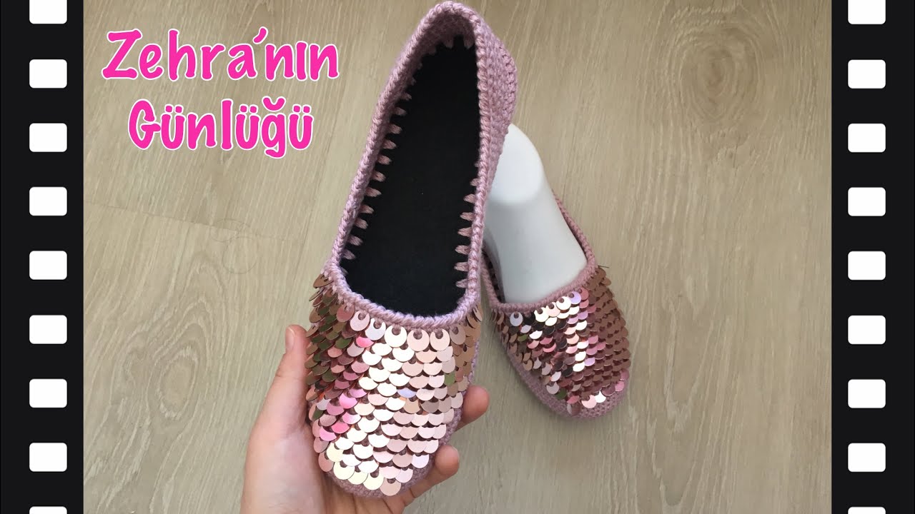 Hazır Tabanlı Pullu Babet Patik Yapımı 37 no - Pullu Patik Nasıl Yapılır