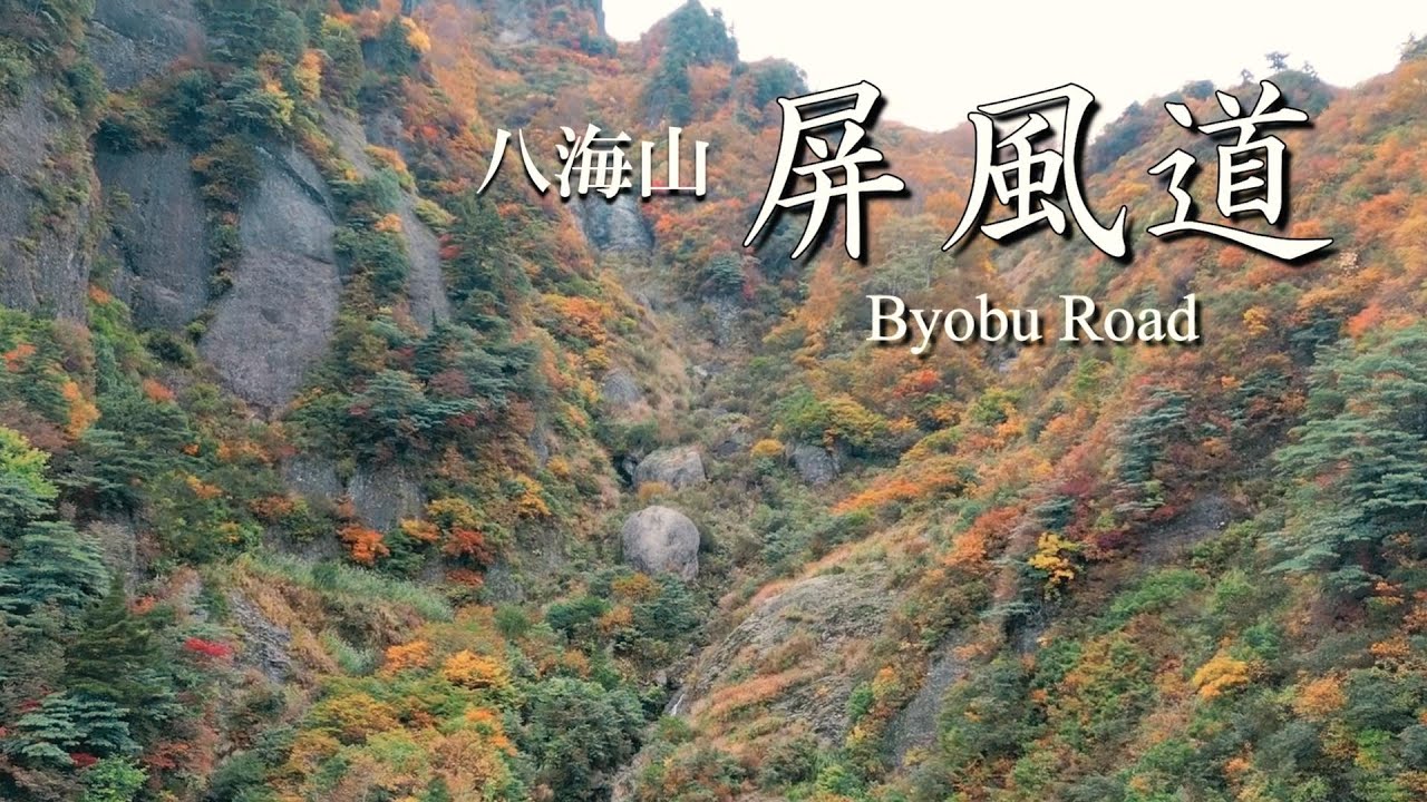 【ドローン】ベスト山紅葉！八海山で岩場と鎖と紅葉を満喫する！