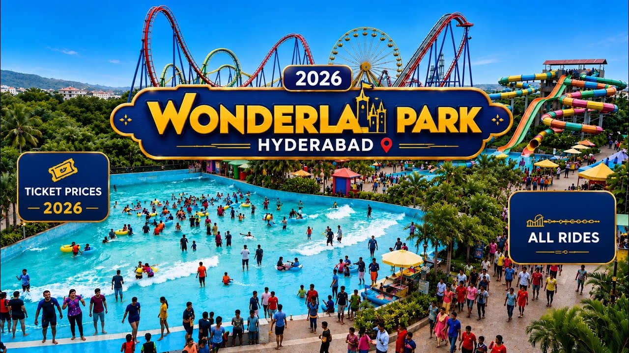 Wonderla Hyderabad full video || water rides || telugu vloger || Jaswanth dancer