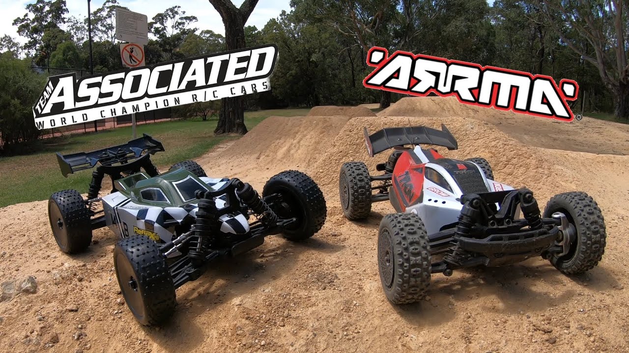 TYPHON GROM & REFLEX 14B COMPARISON... NEW BMX TRACK😍 @RC_Xtreme1