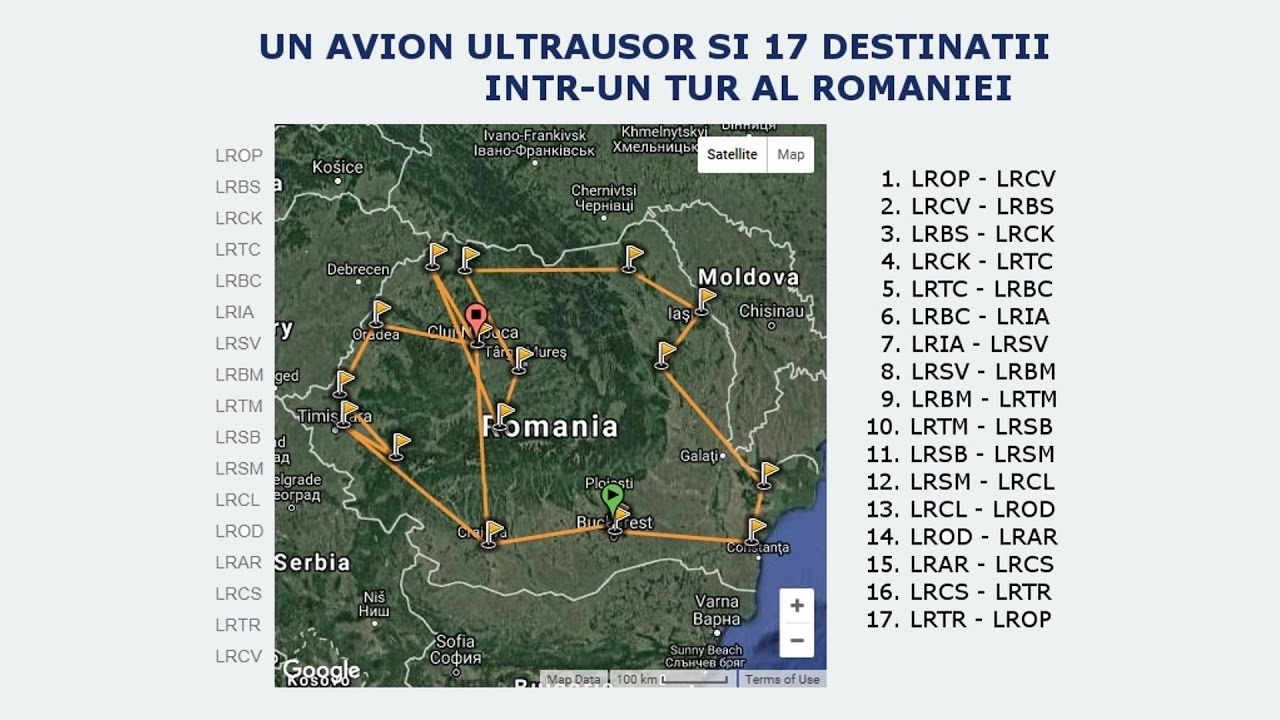 Dak Eanaris  zbor vizual &uml;Turul Romaniei&uml; Constanta - Tulcea