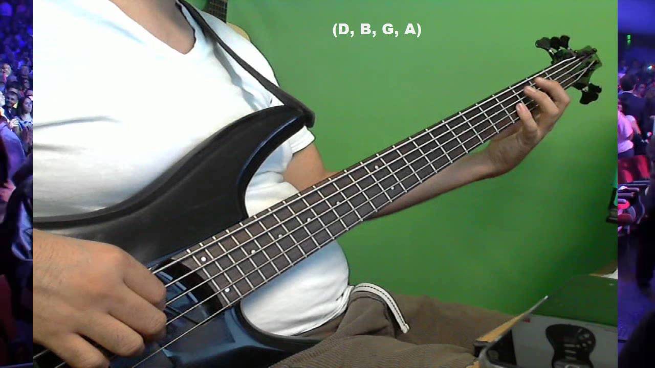 El Liston De Tu Pelo Bass Cover  Los Angeles Azules Tutorial