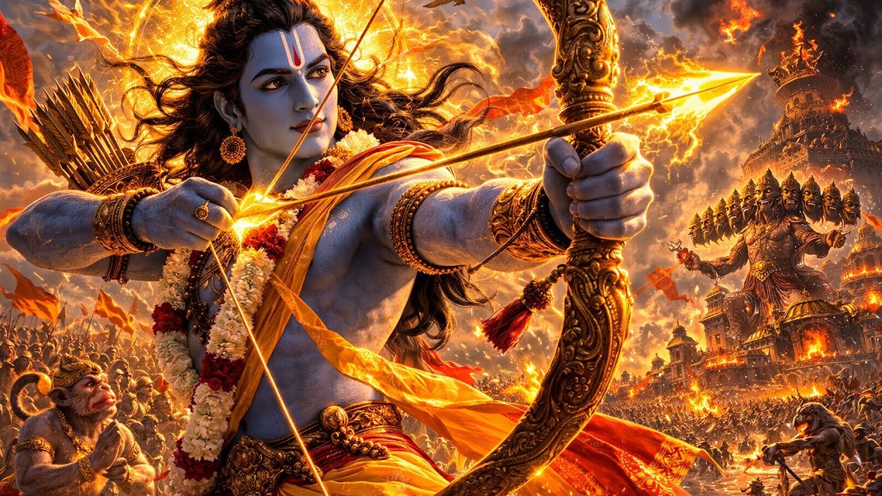 War between Lord RAM and RAVANA , The Most EPIC Battle in History | Do watch,Ramayana 4K  