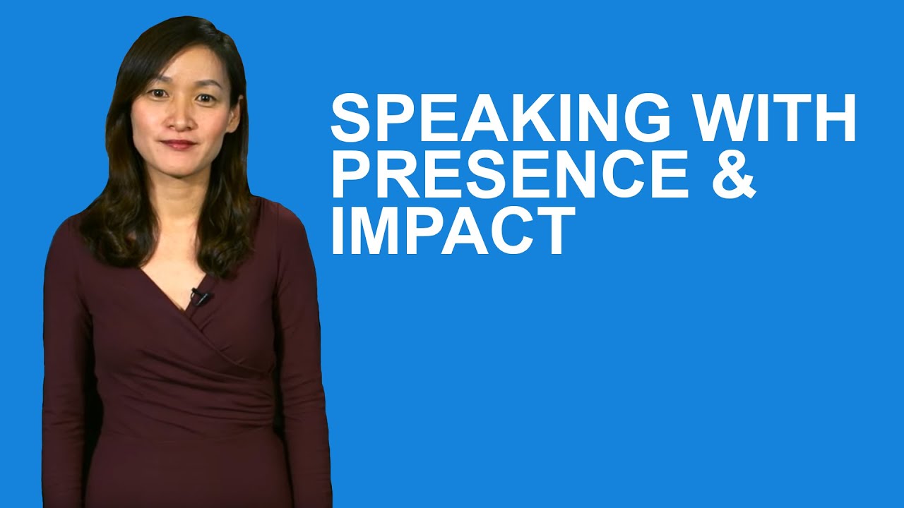 Speaking with Presence & Impact - Learn From Cynthia Zhai, Voice Coach