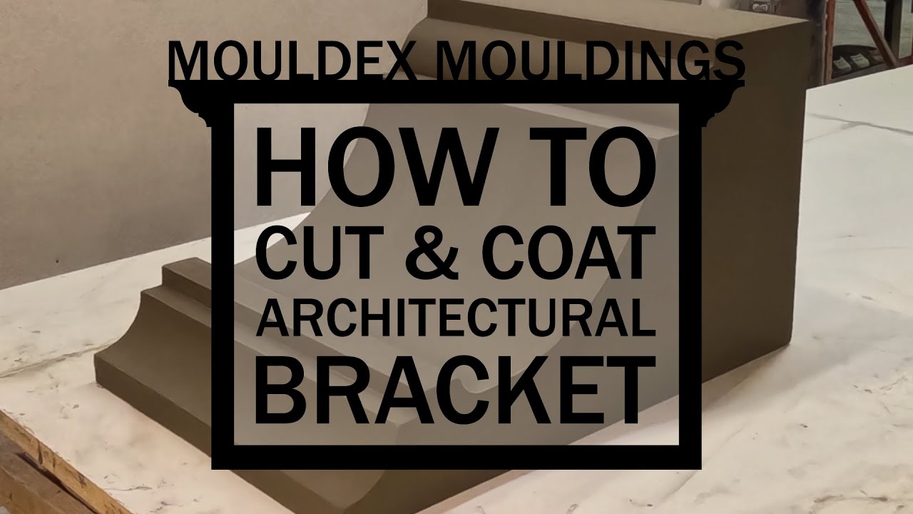 How To Cut & Coat Custom Foam Architectural Bracket Using CNC Hotwire - #exterior #manufacturing