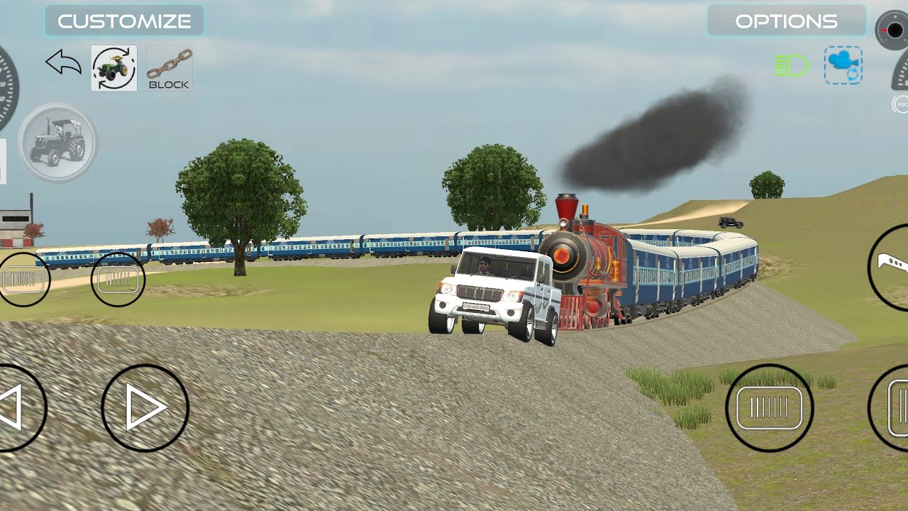 Indian Vehicles Simulator 3D New Update 💯🔱 !! Train 🚂 vs Scorpio s11 vs Bolero Camper #2026newvideo
