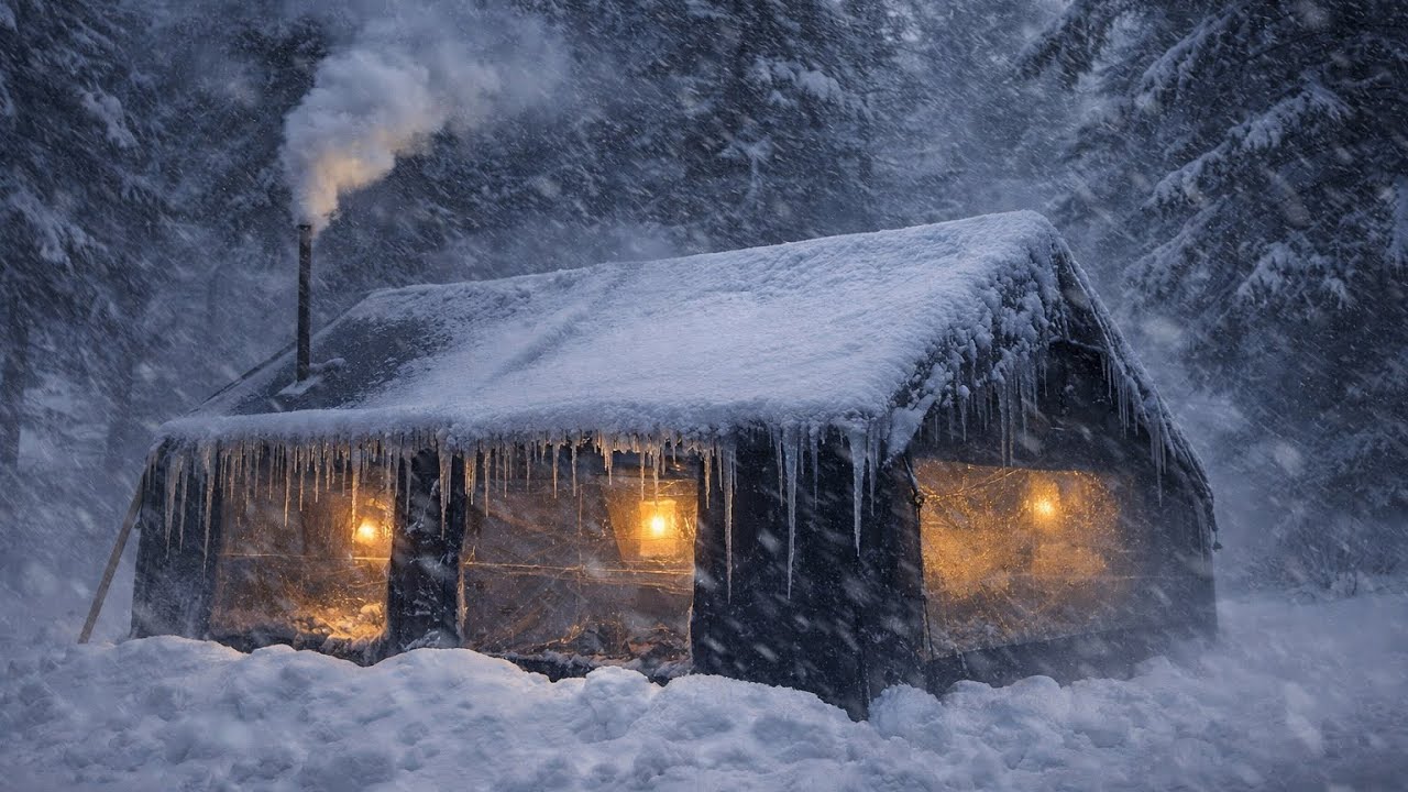 TRAPPED IN A BLIZZARD AT -30&deg;C | WINTER CAMPAIGN  