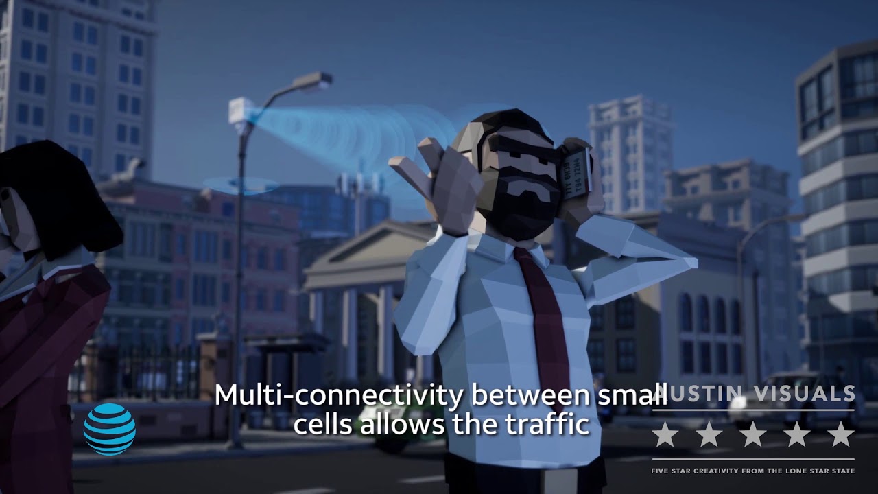 AT&T 5G Captioned | Austin Visuals 3D Animation Studio
