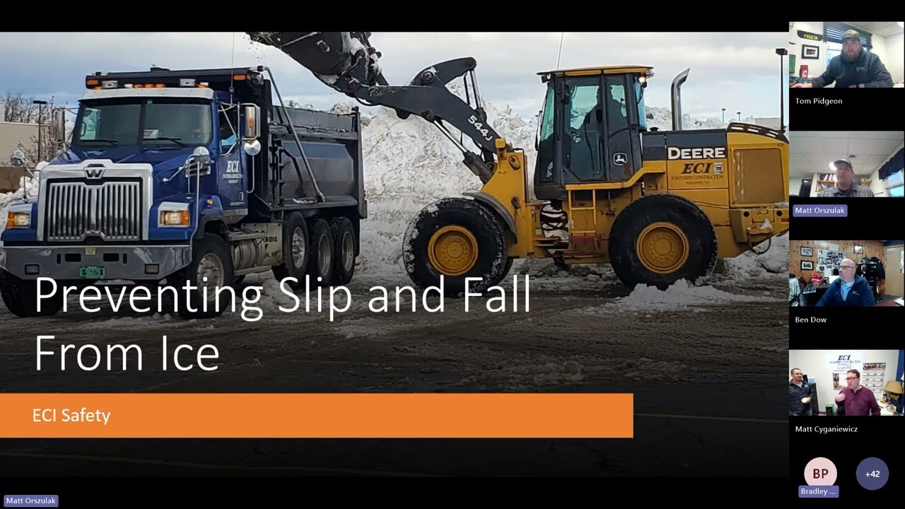 Preventing slips and Icy Conditions