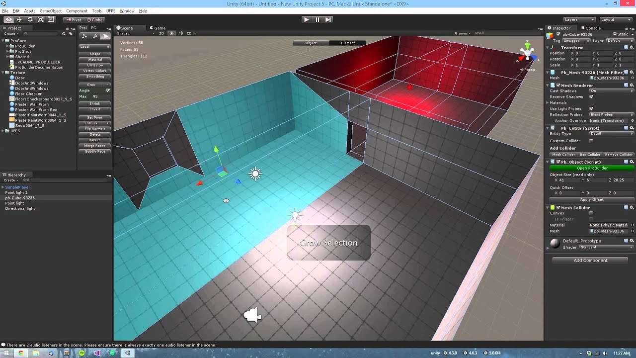 ProBuilder Basic Room Tutorial