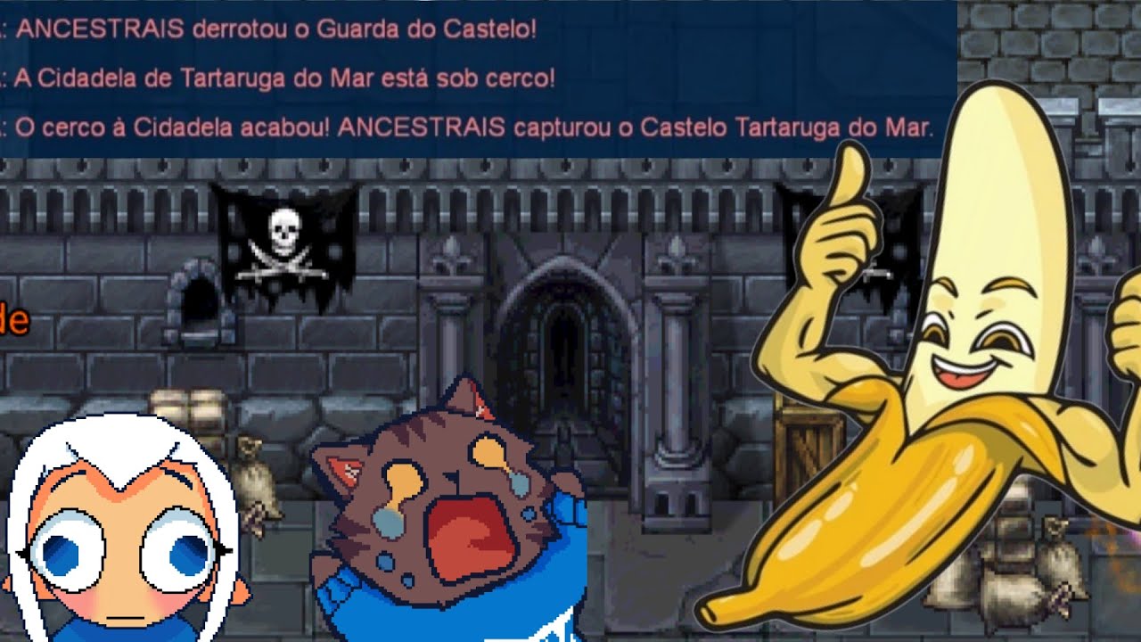 conquistando o castelo da T5 ( egirls vs bananeiros ) - warspear online