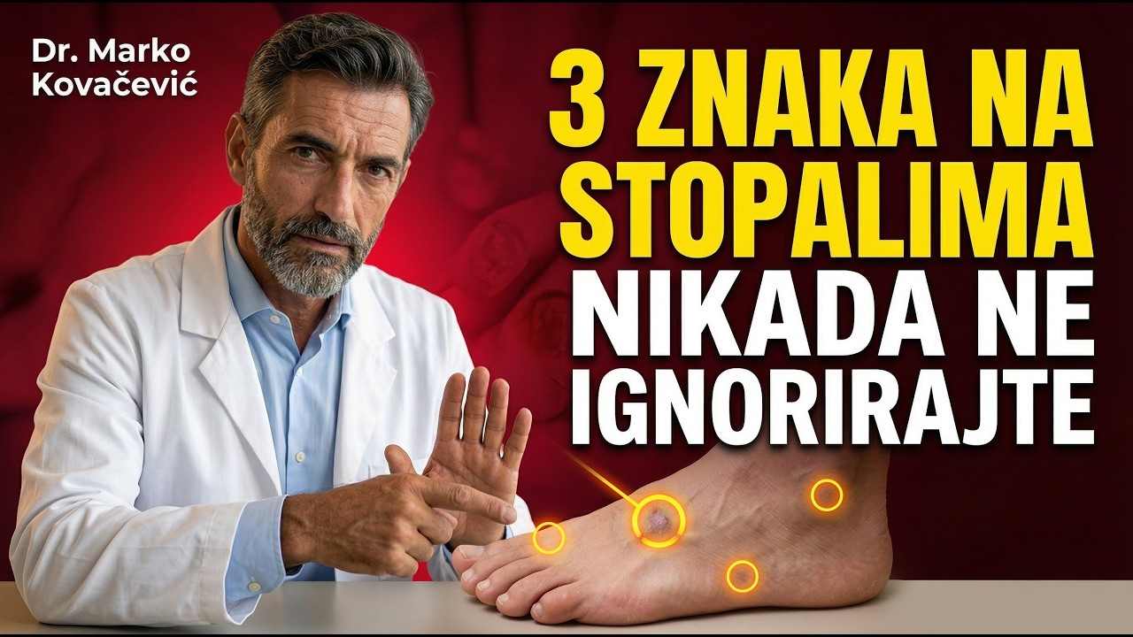 PAŽNJA POSLIJE 60! 3 ZNAKA NA STOPALIMA koji mogu upozoriti na SRCE | Dr. Marko Kovačević