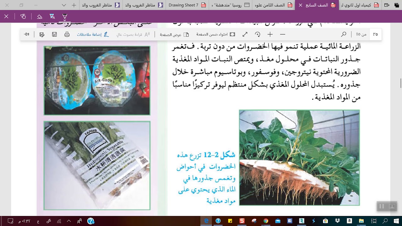 اهمية المذيبات والمحاليل صف 7
