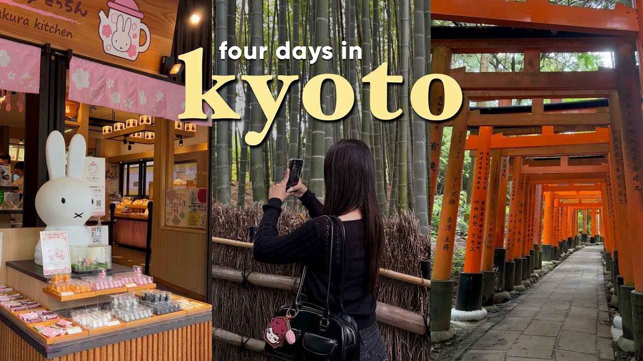 JAPAN VLOG 🌸 kyoto: fushimi inari, miffy bakery, nara deer park & wagyu