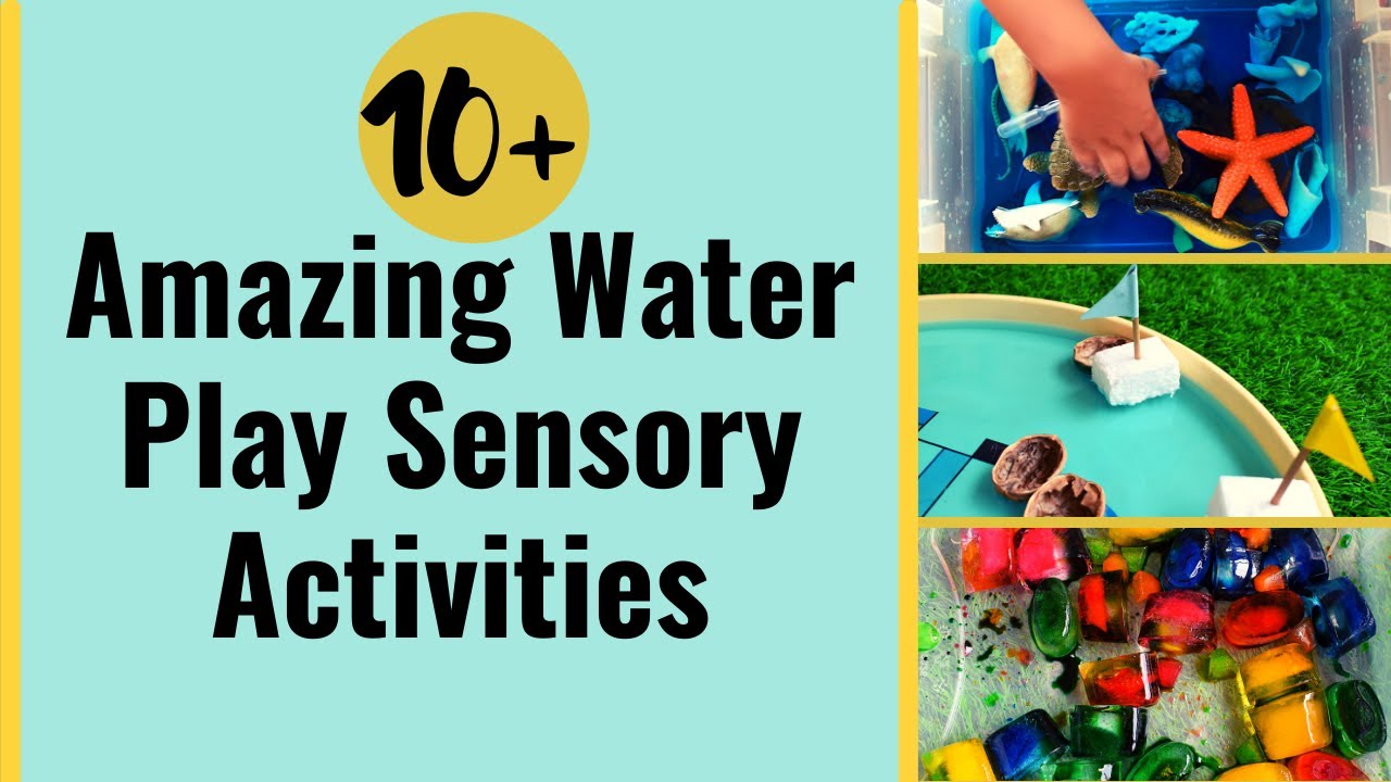 Amazing Water play sensory activities for toddlers (2-3 year olds)| Low prep ideas