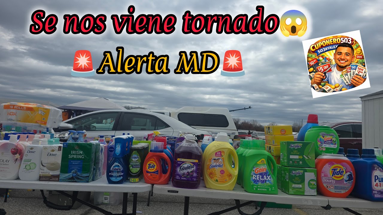 🚨MD Alerta Maxima🚨 Se nos viene Tornado😱🏃🏻🏃🏻 Antes vamonos por los Old Spice🤣🤣