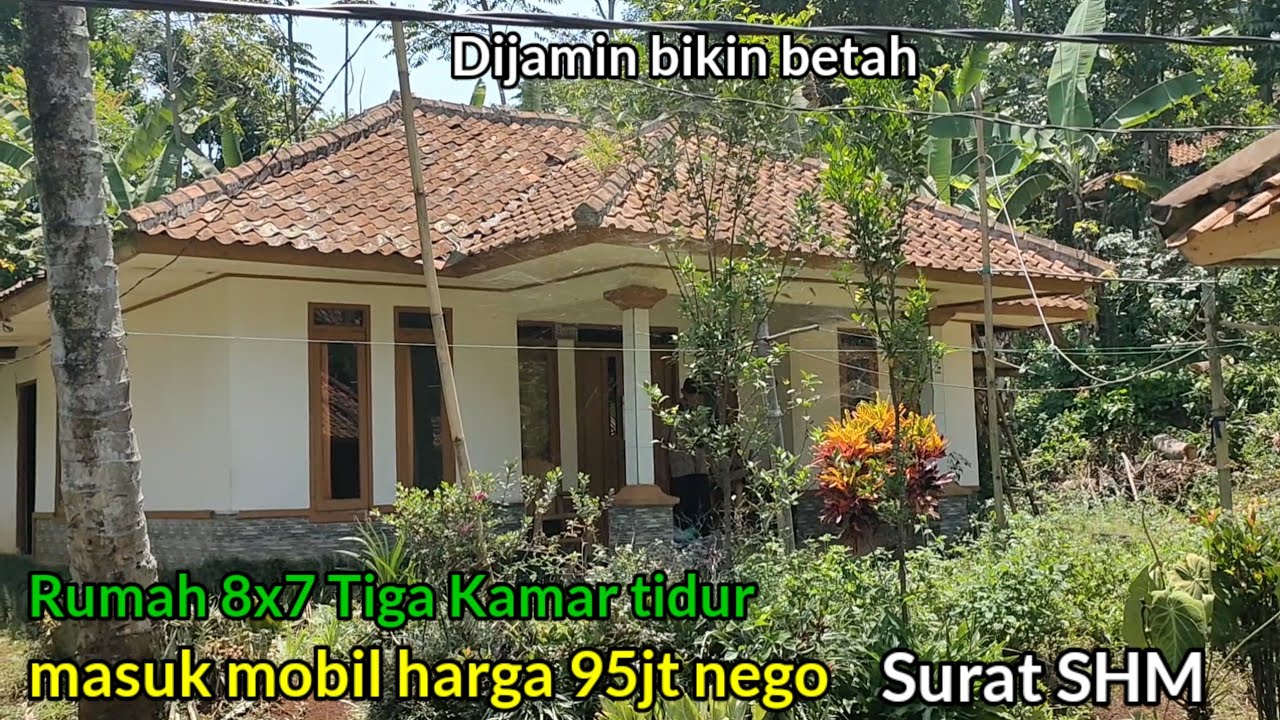 Wow murah Cuma 95jt Nego‼️Rumah 8x7 Masih Ada lahan Kosong nya