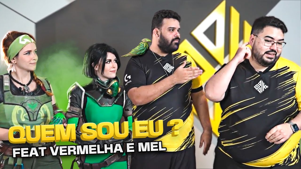 QUEM SOU EU? ft. Vermelha e Mel | F0rsa está F/A???