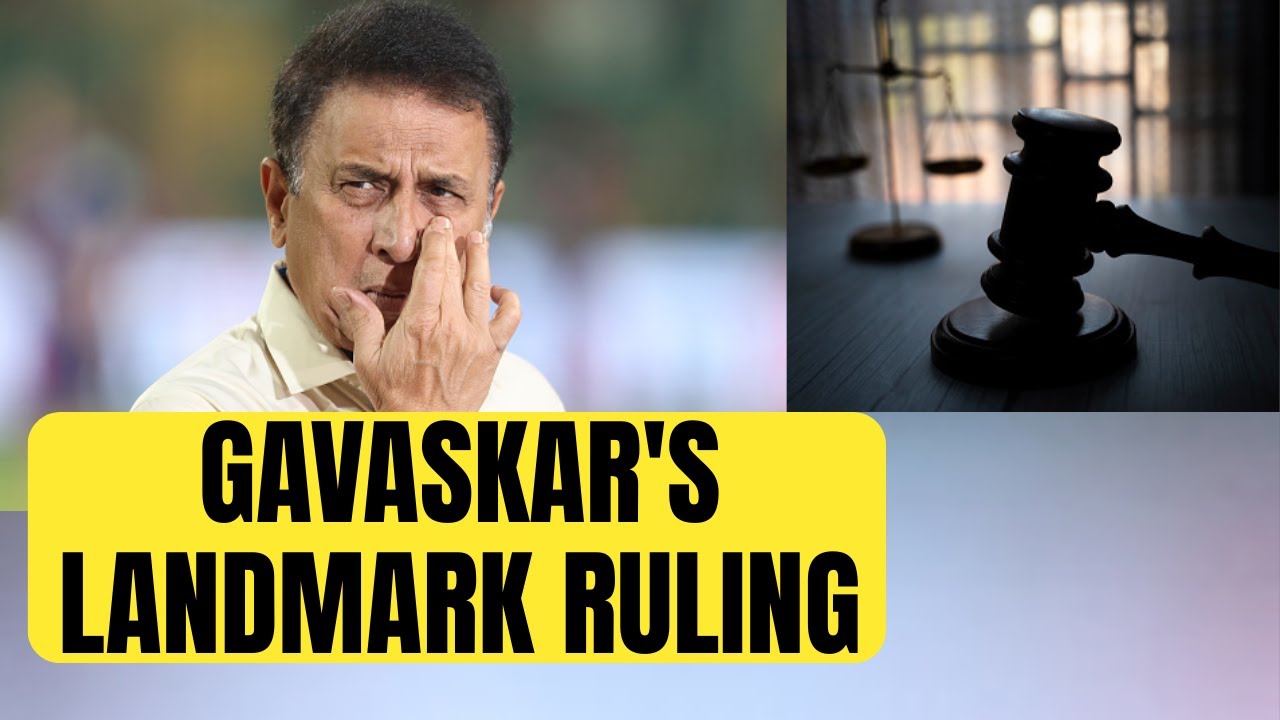 Sunil Gavaskar becomes 1st Indian sportsperson to secure personality rights protection |Sports Today