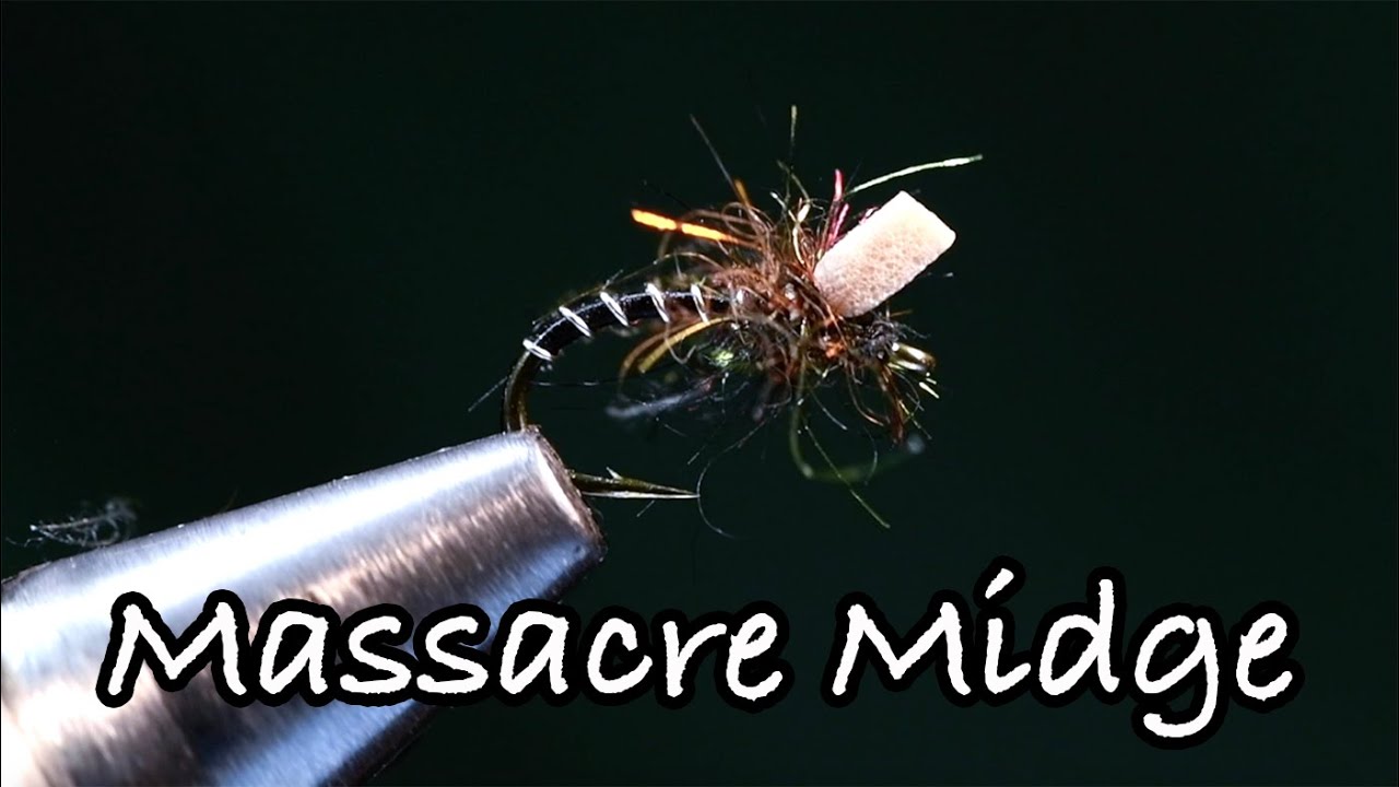 Инструкции по вязанию мушек от Massacre Midge от Чарли Крейвена