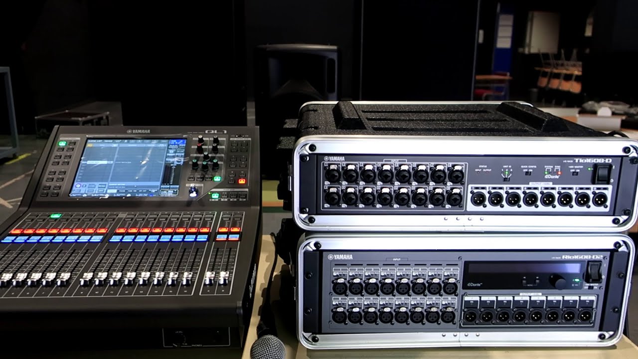 RED DANTE EN DAISY CHAIN SIN SWITCH - CONSOLA YAMAHA QL1, STAGEBOX RIO y TIO, CAJAS YAMAHA DZR15-D