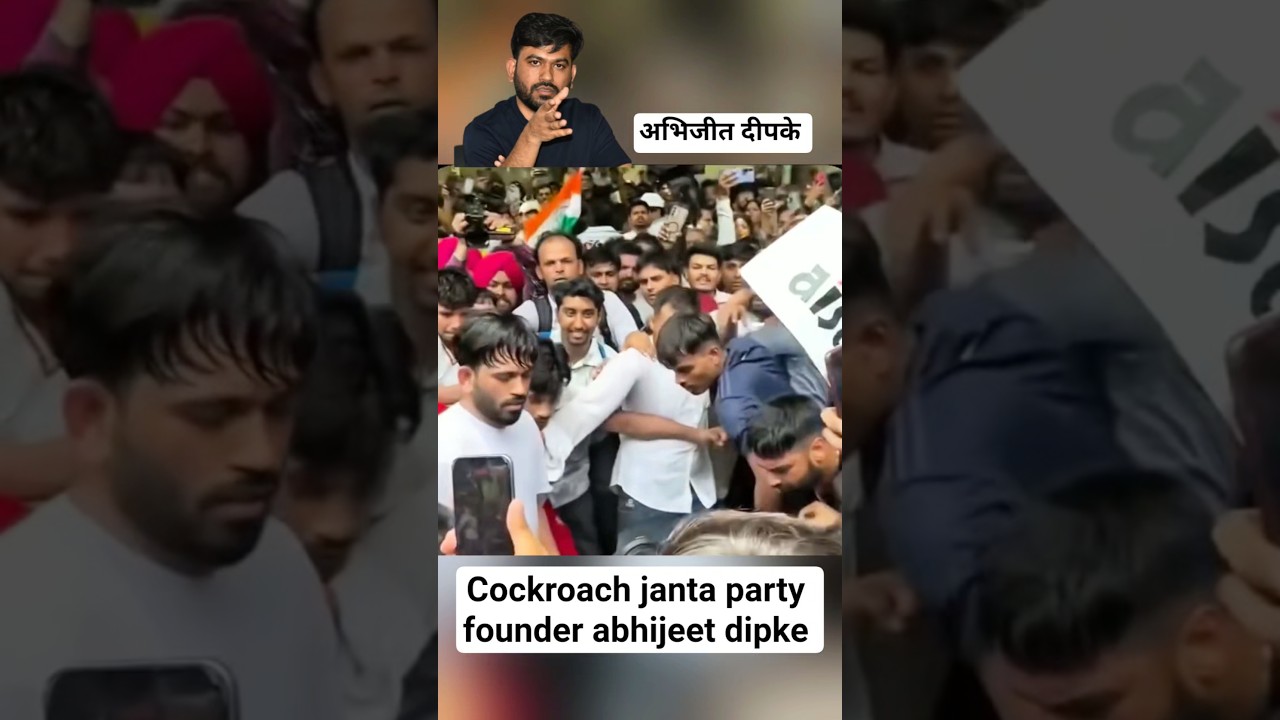 Cockroach janta party founder abhijeet dipke