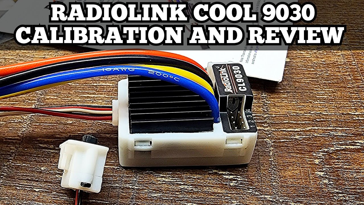 Radiolink Cool 9030 90amp Esc Calibration and Review