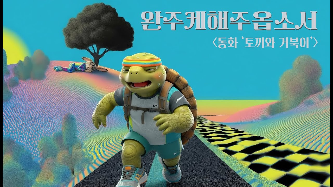 [ai M/V] 🎶완주케해주옵소서 - 토끼와거북이🐢 #kpop  #동화 #러닝플리