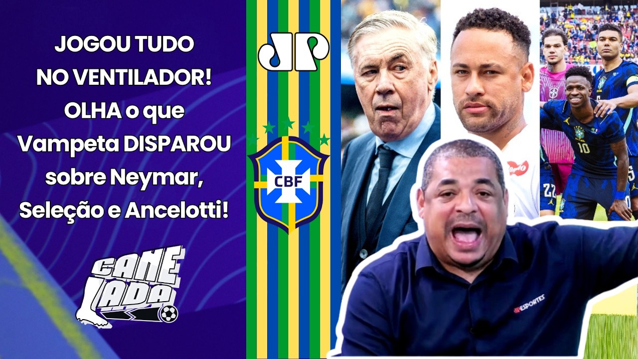 VAMPETA DISPARA FORTE sobre NEYMAR: 