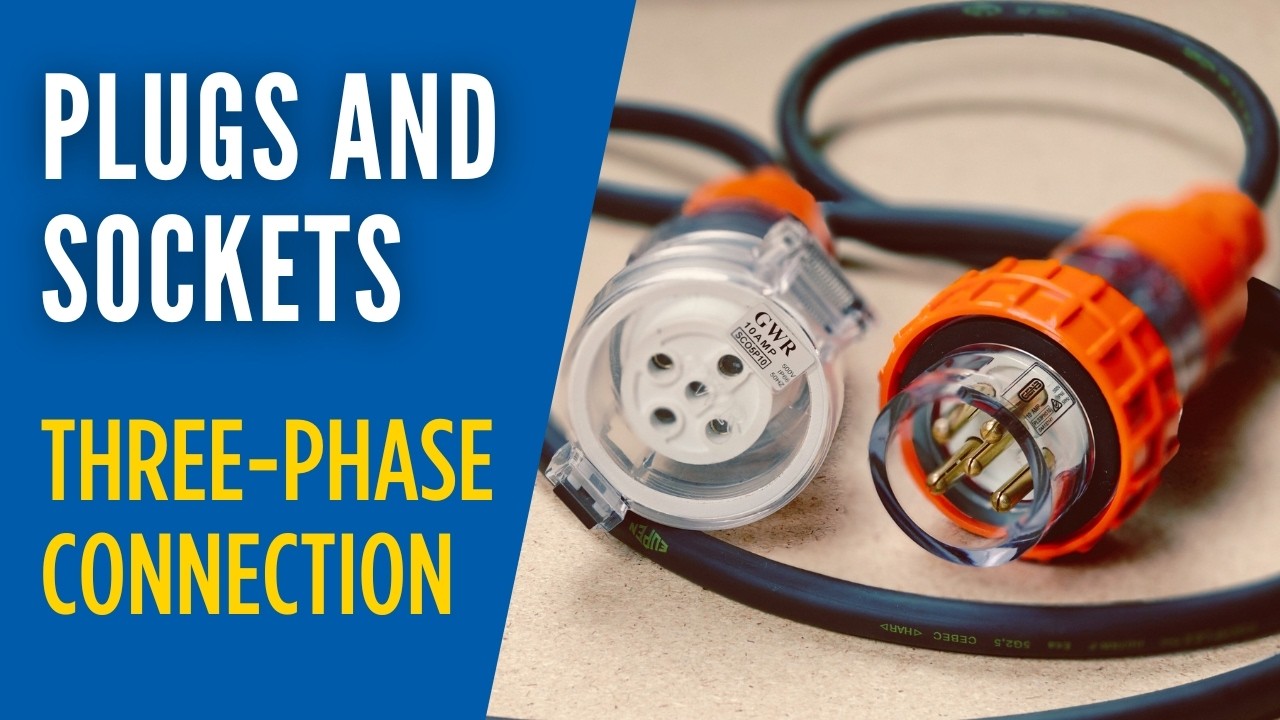 Как ПОДКЛЮЧИТЬ трёхфазную вилку и розетку | Обучающее видео