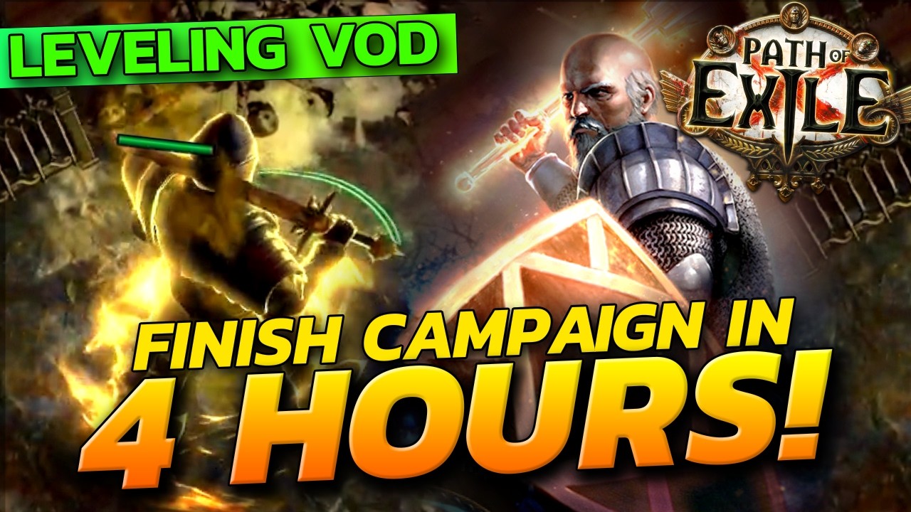 THE FASTEST WAY To Level a Minion Build in PoE 1! - Full VOD