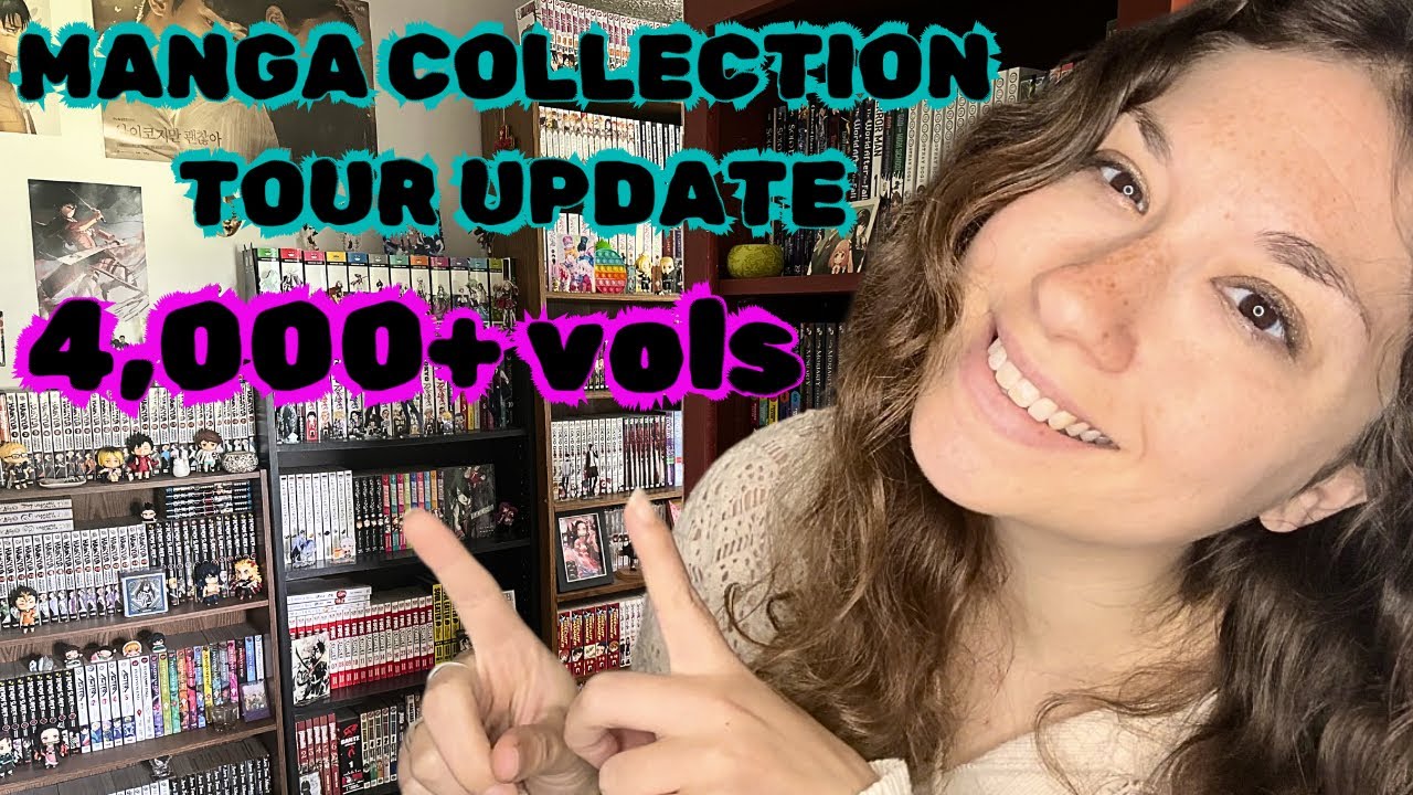 My Manga Library Collection—Room Tour Update (4,000+ Vols, Art Books, & Merch)!