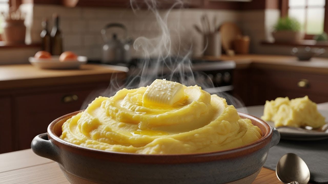 Healthy Creamy Mash: A British Holiday Home Kitchen Staple