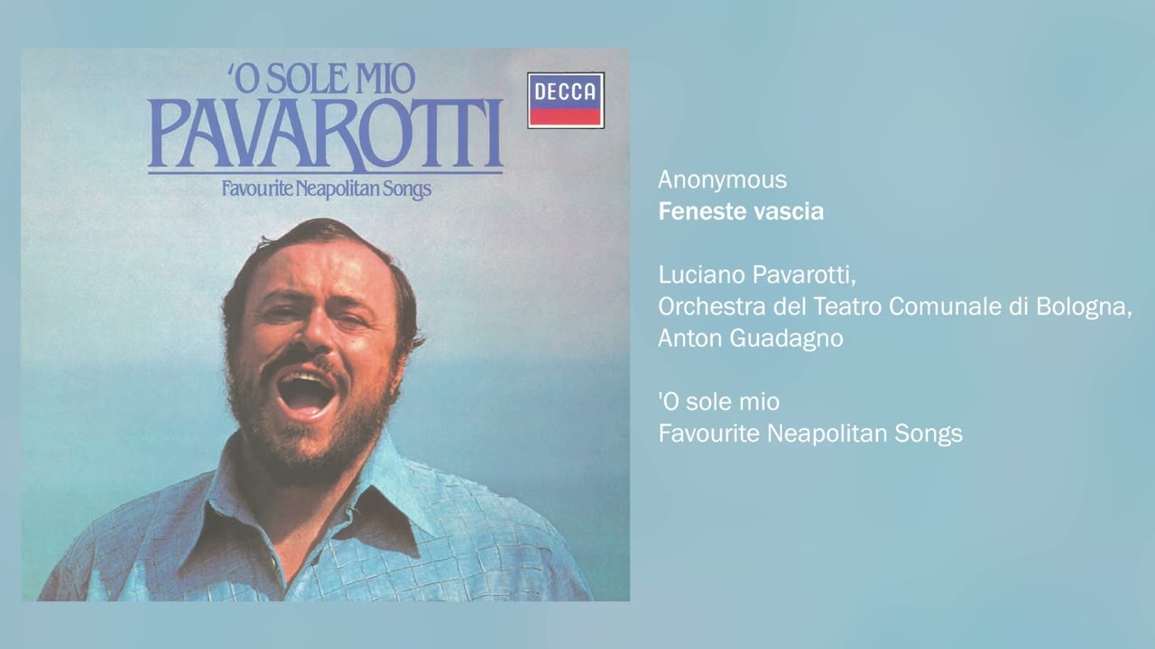 Lucianno Pavarotti - Feneste vascia (Official Audio)