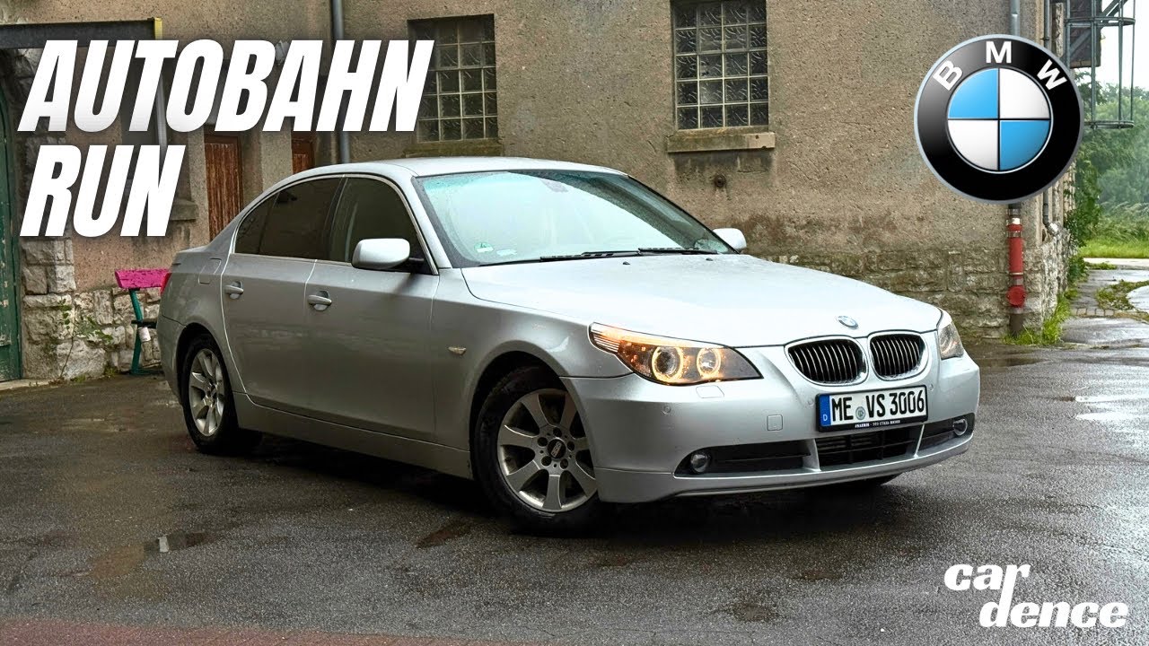 BMW 525i E60 POV - AUTOBAHN TOP SPEED & DRIVE in the Rain