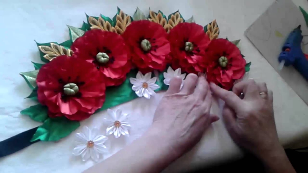 Венок концертный  Канзаши