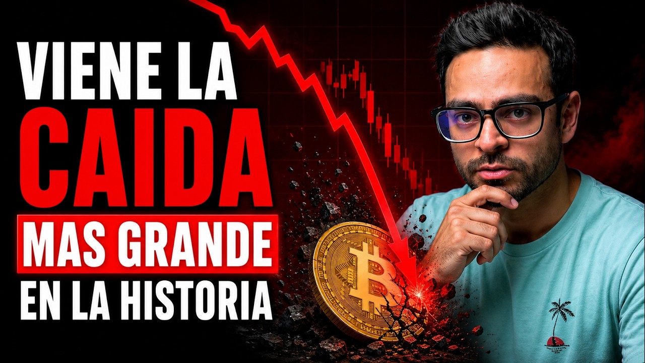 Inicia la PEOR Caida de Bitcoin En la historia: Estas listo?