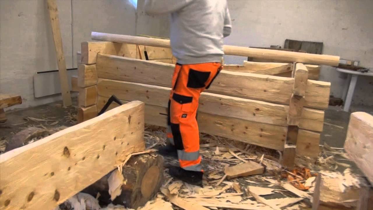 2  Reparasjon av kvernhuset p&aring; Fiske, oppmerking av t&oslash;mmer