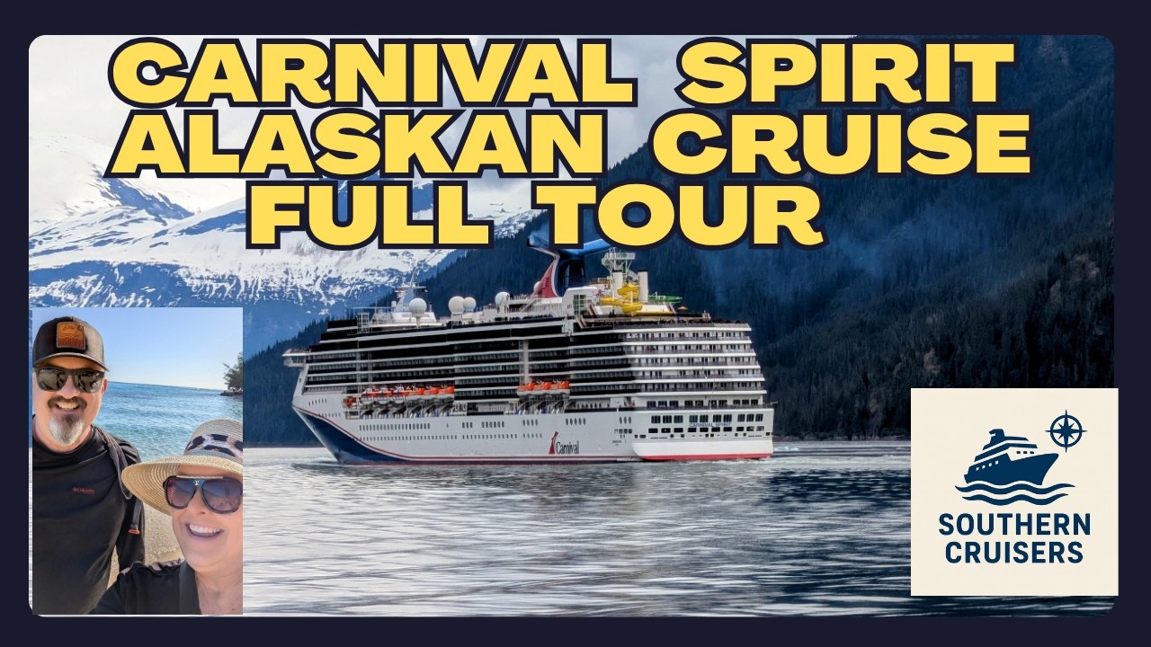Полный обзор лайнера Carnival Spirit во время круиза по Аляске, июнь 2026 года