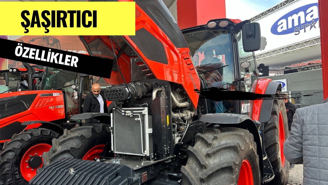 KİOTİ TRAKTÖR TANITIMI ~KONYA TARIM FUARI ~İNANILMAZ ÖZELLİKLER DEV TRAKTÖR