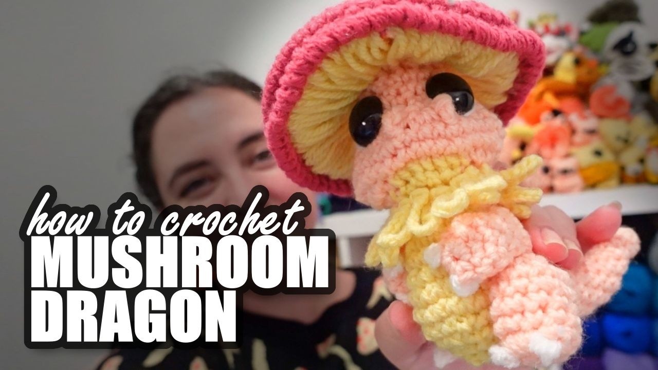 YOU ASKED FOR IT - Mushroom Dragon crochet pattern!