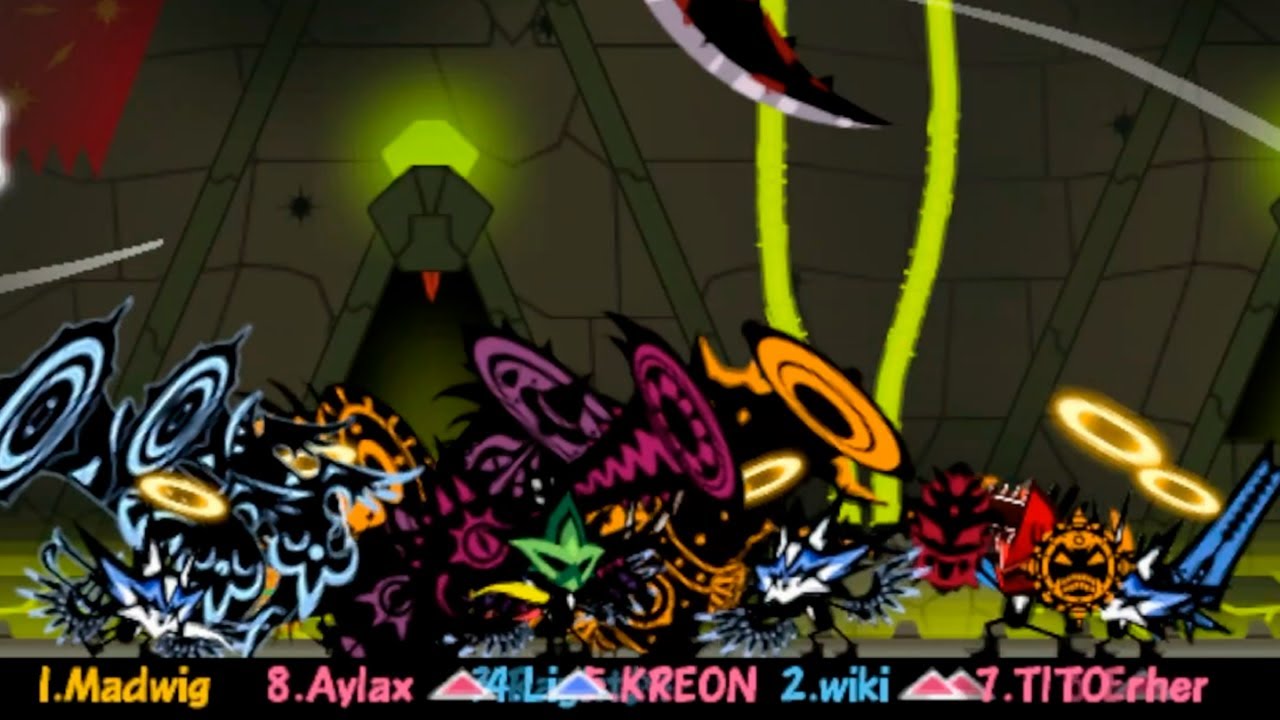 Patapon 3 Overhaul: Lv. 100 Quests VS 8 players! (vs co-op showcase)