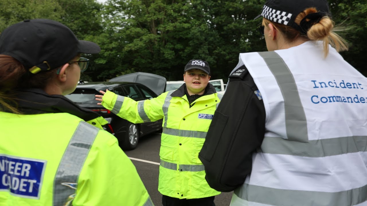 Cadets face mock major incident exercise at HQ